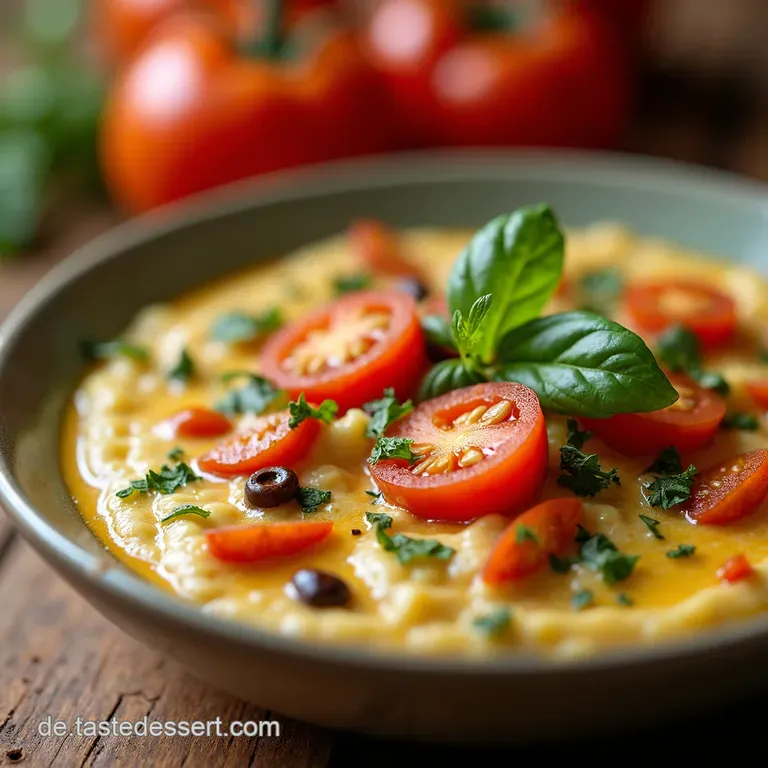 Herzhafte Gem&uuml;sequiche Familiengl&uuml;ck Mit Brokkoli Tomaten presentation