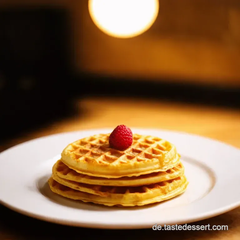 Herzhafte Goldene Waffeln Der Perfekte Start in Den Tag presentation