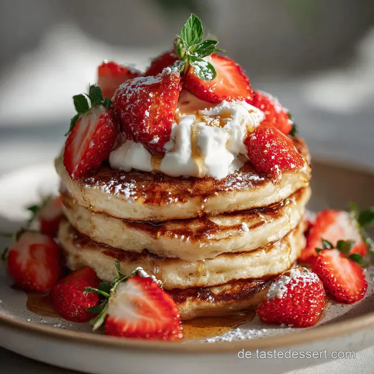 Herzhafte Pfannkuchen mit Bergk&auml;se und Spinat