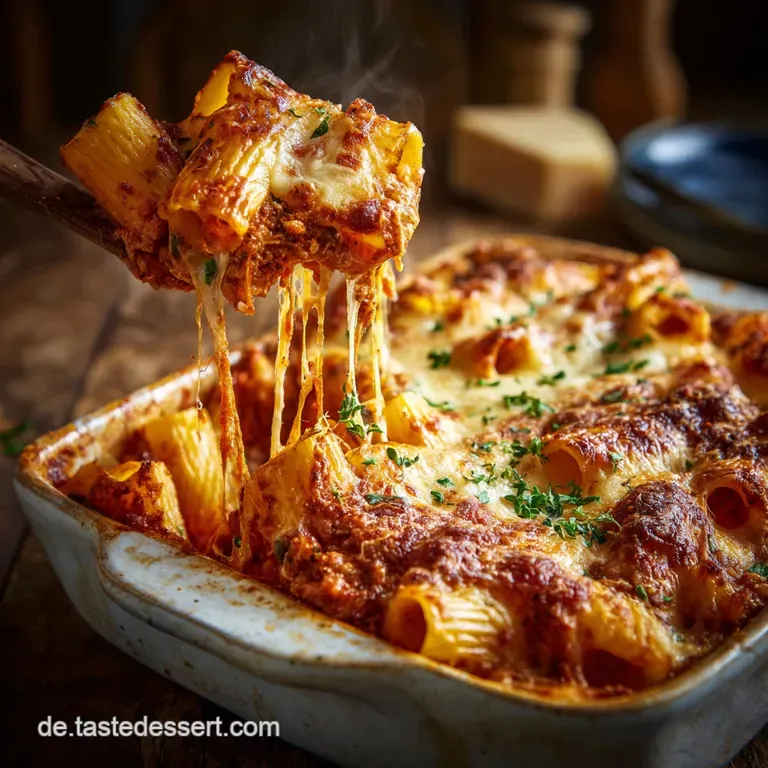Rigatoni Al Forno Der Ultimative Klassiker Mit 3K&auml;serag&ugrave; presentation