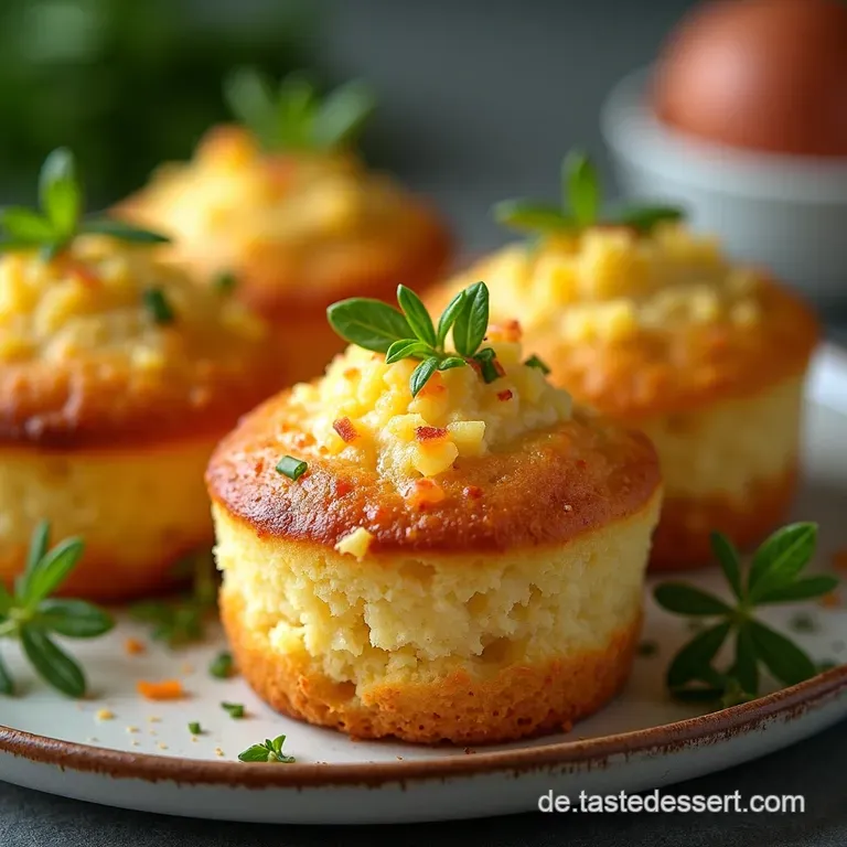 Herzhafte RosmarinK&auml;seMuffins Der SaftigkeitsGarant