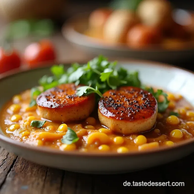 Herzhaftes Blitzgulasch W&uuml;rstchengulasch F&uuml;r Die Familie presentation