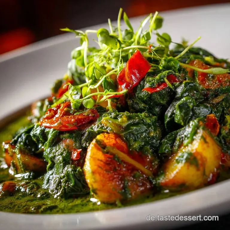 Muli Palak Herzhaftes RettichSpinatCurry Indisch Vegan