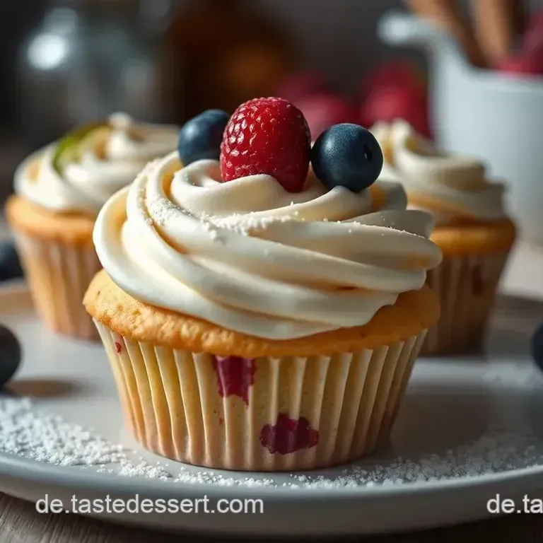 Himbeer-Cupcakes mit Frischkäse-Frosting