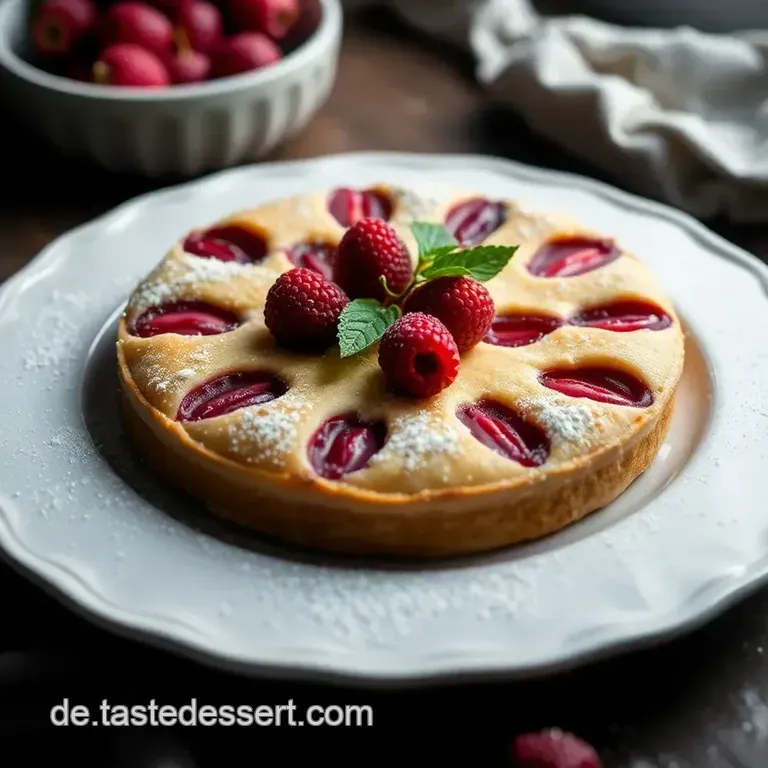 Himbeer-Frischkäse-Blechkuchen mit Marmorierung presentation