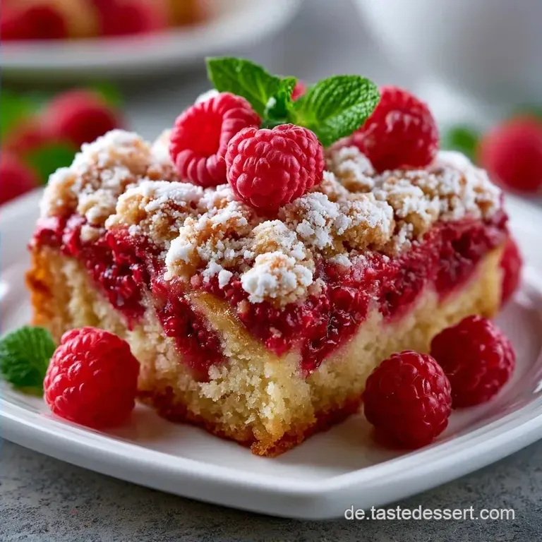 Himbeerkuchen Mit Quark Und Streuseln