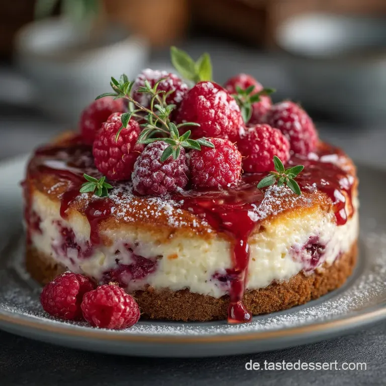 Der TurboKuchen Saftiger HimbeerQuark Tassenkuchen in Rekordzeit
