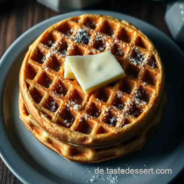 Himmlische Belgische Waffeln presentation