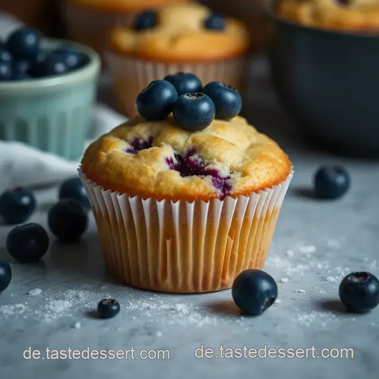 Himmlische Blaubeermuffins &ndash; Ein St&uuml;ck Sommer Im Mund presentation