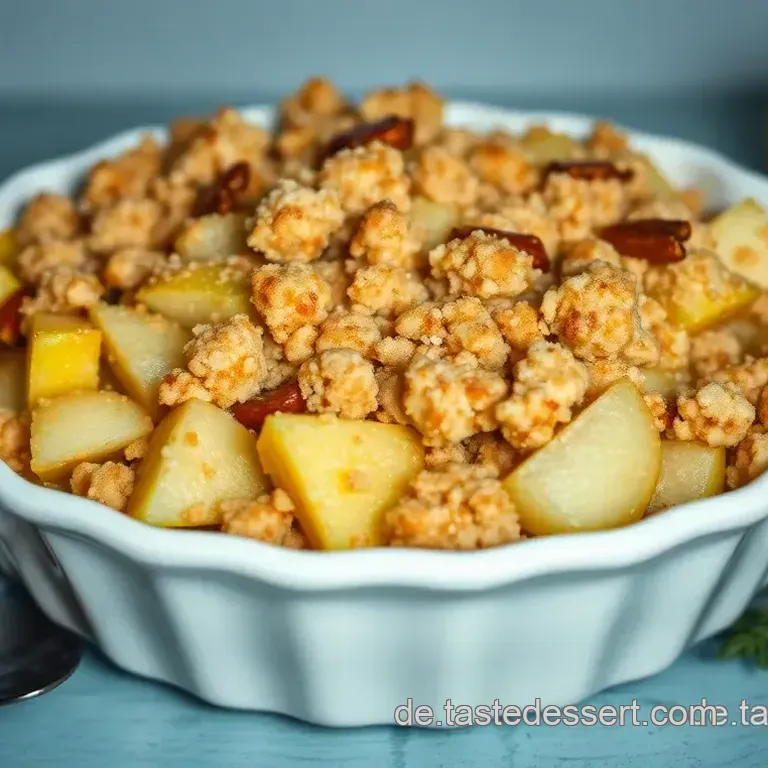 Himmlischer Apfel-Crumble mit Haferflocken – Einfach & Lecker