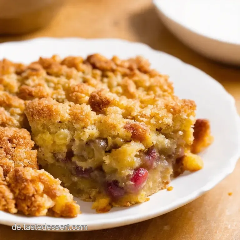 Himmlischer Beerencrumble Mit Mandeltopping presentation