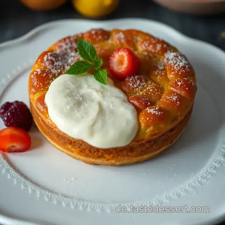 Himmlischer Mohnkuchen mit Zitronencreme presentation