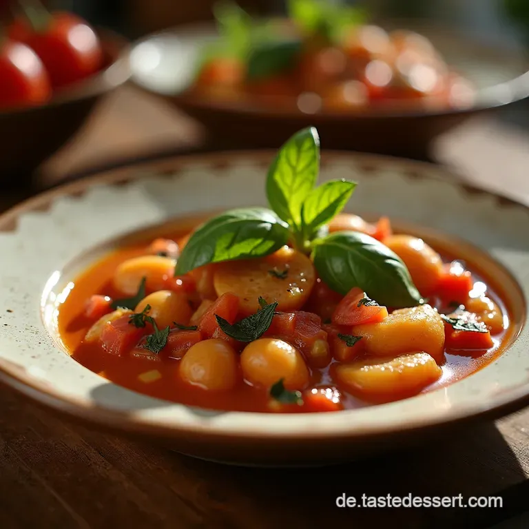 La Zuppa Rustica Mediterraner Bohnengem&uuml;seeintopf Mit Rosmarin Und Ger&ouml;stetem Knoblauch presentation