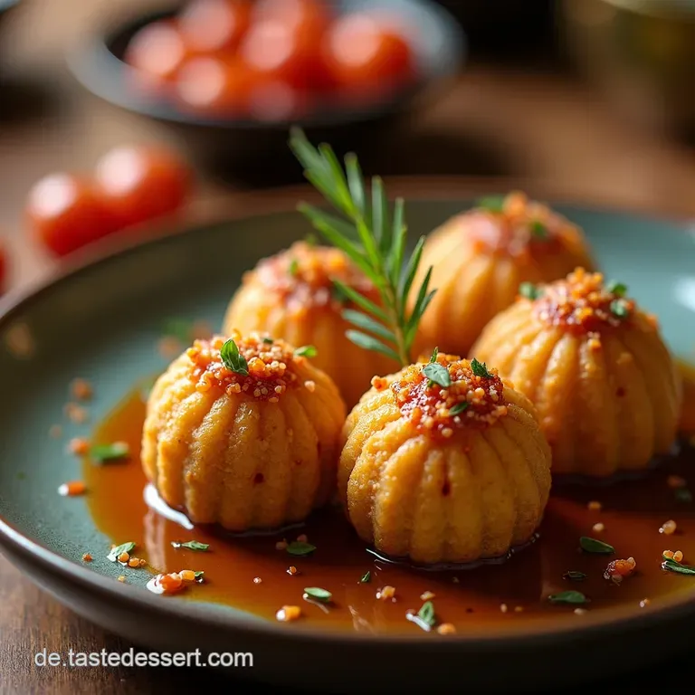 Jian Dui Knusprige Goldkugeln Perfekte Asiatische Sesamb&auml;llchen presentation