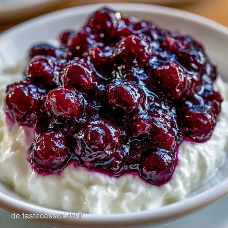 Johannisbeer Nachtisch mit Griechischem Joghurt
