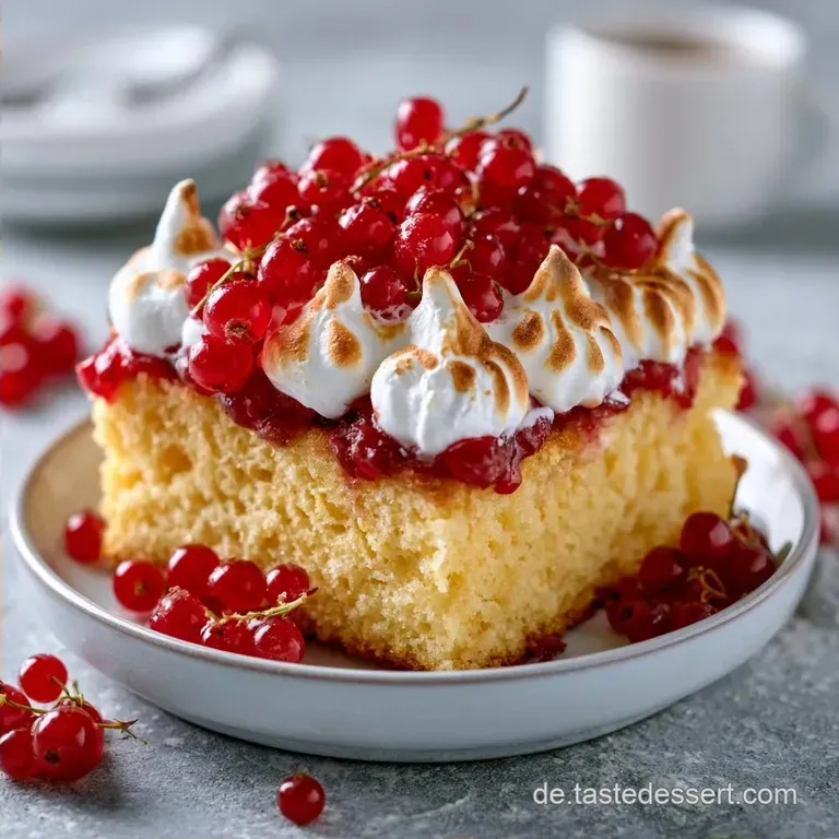 Johannisbeeren Auflauf mit Baiser