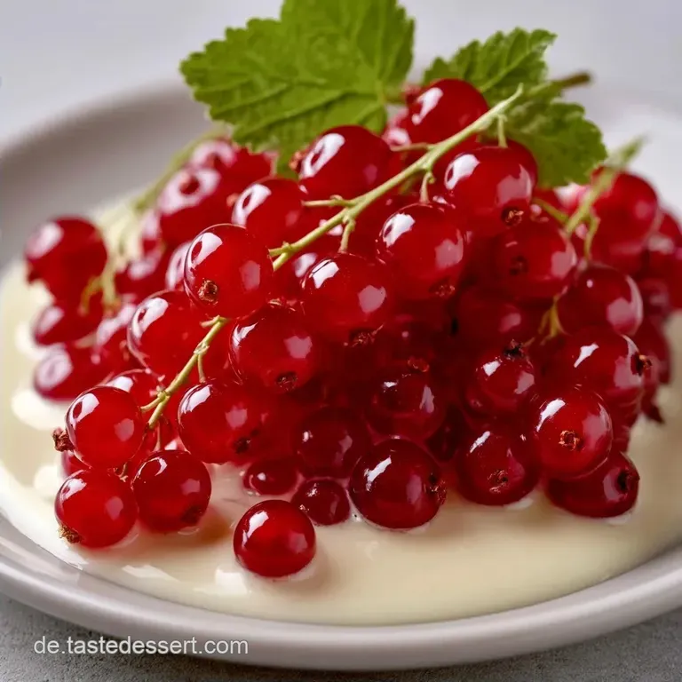Johannisbeeren mit Vanillesauce in 35 Minuten
