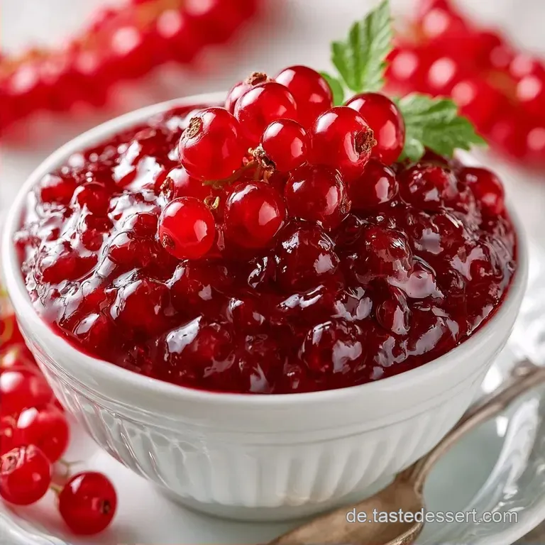 Klassische Rote Johannisbeermarmelade