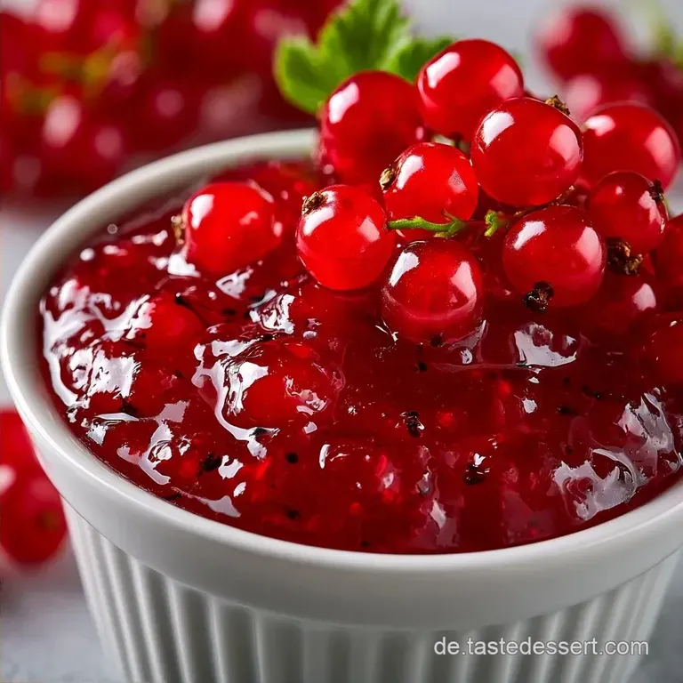 Johannisbeermarmelade mit Vanille in 25 Minuten