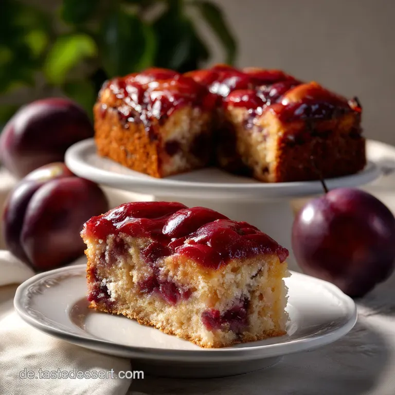 Kalorienarmer Zwetschgenkuchen: Leicht Lecker