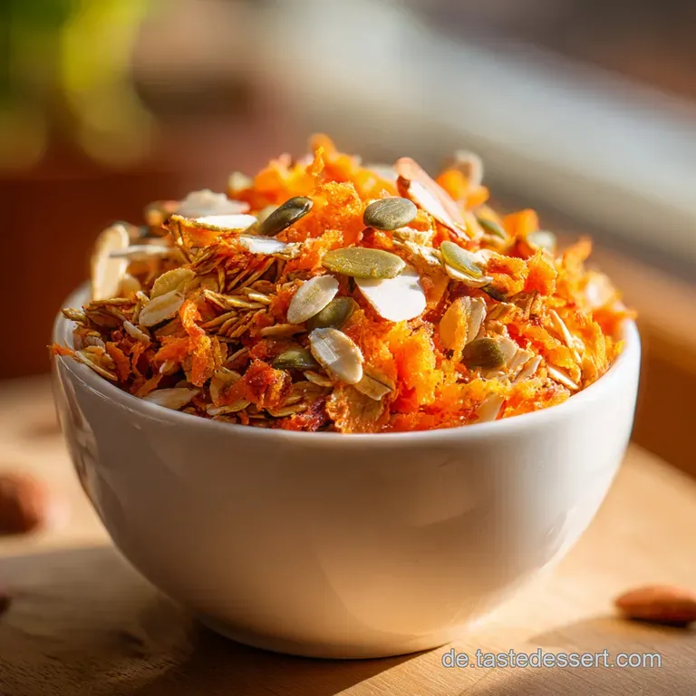 Karottenkuchen-Osterm&uuml;sli: Goldbraun und Knusprig