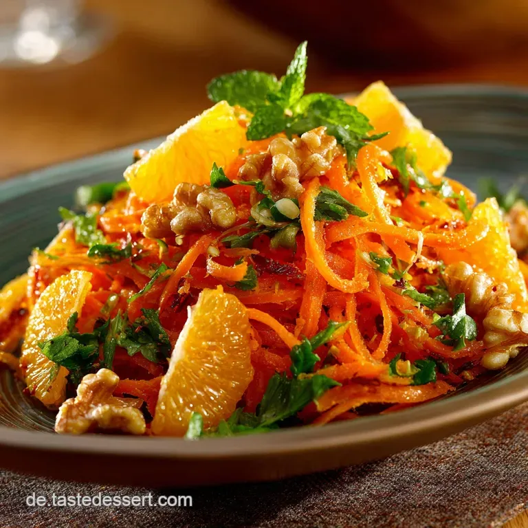 Karottensalat Der VitaminTurbo mit Ingwer und Orange