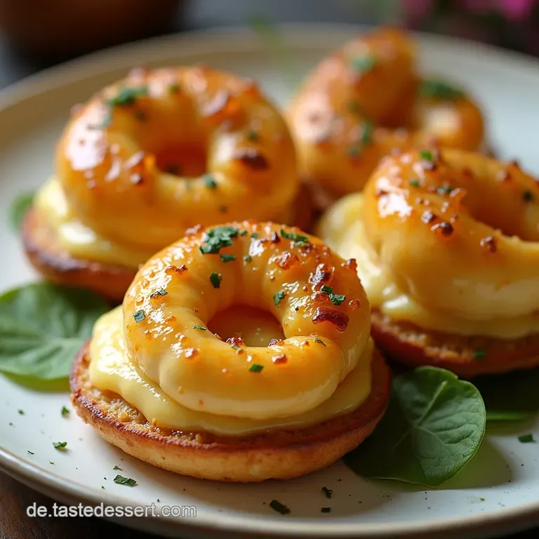 Goldbraune K&auml;seKr&auml;uterSchnecken Der schnelle FeierabendGenuss