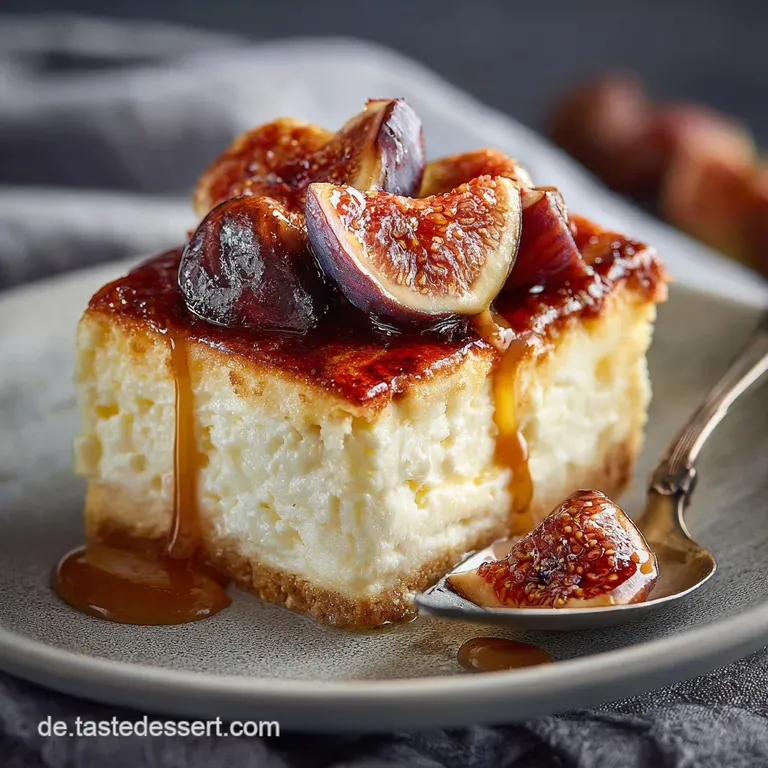 Der schnelle LöffelTraum Cremiger ProteinKäsekuchen mit GewürzPflaumen