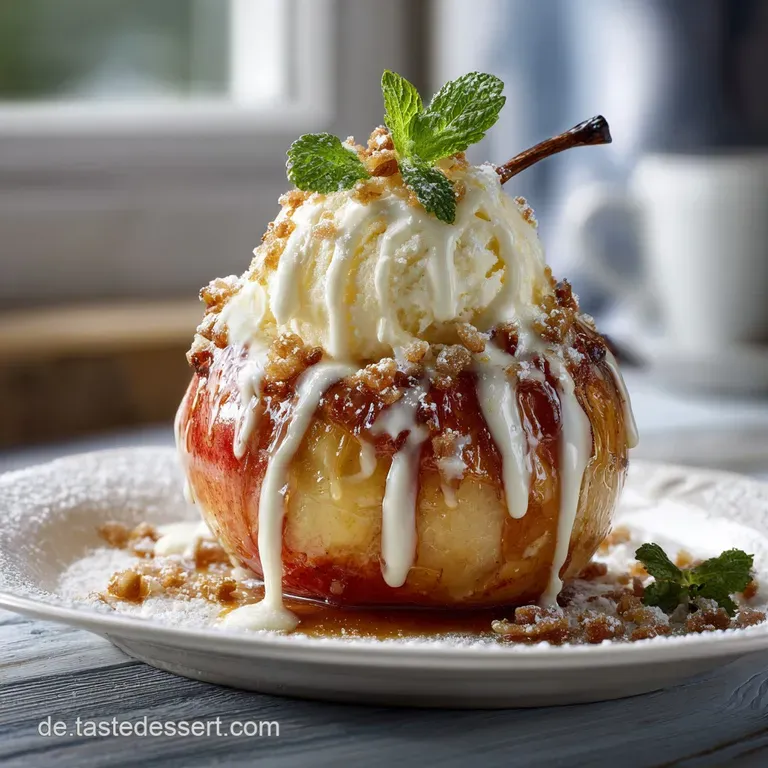 Der KäsekuchenBratapfel Ein Wintermärchen für den Gaumen