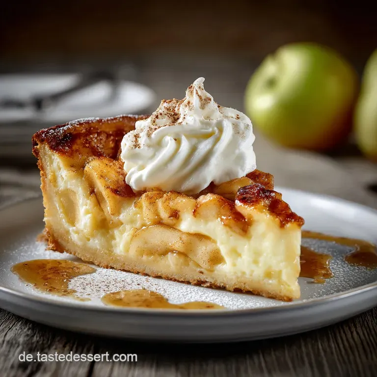 Der Goldene Herbsttraum KäsekuchenBratapfel mit Zimtstreuseln