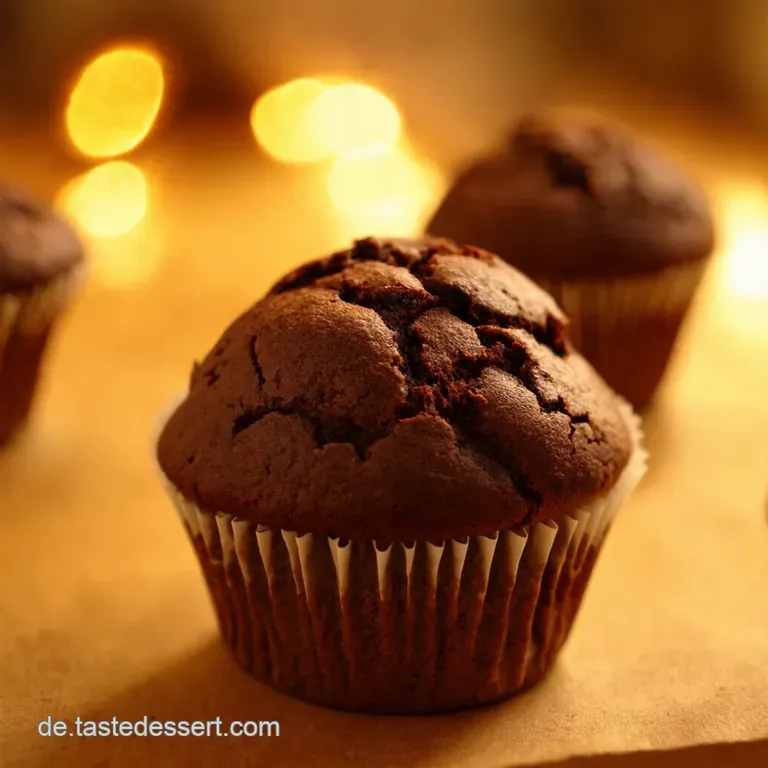 Kinderschokolade Glücklichmacher Saftige Muffins für Groß Klein presentation
