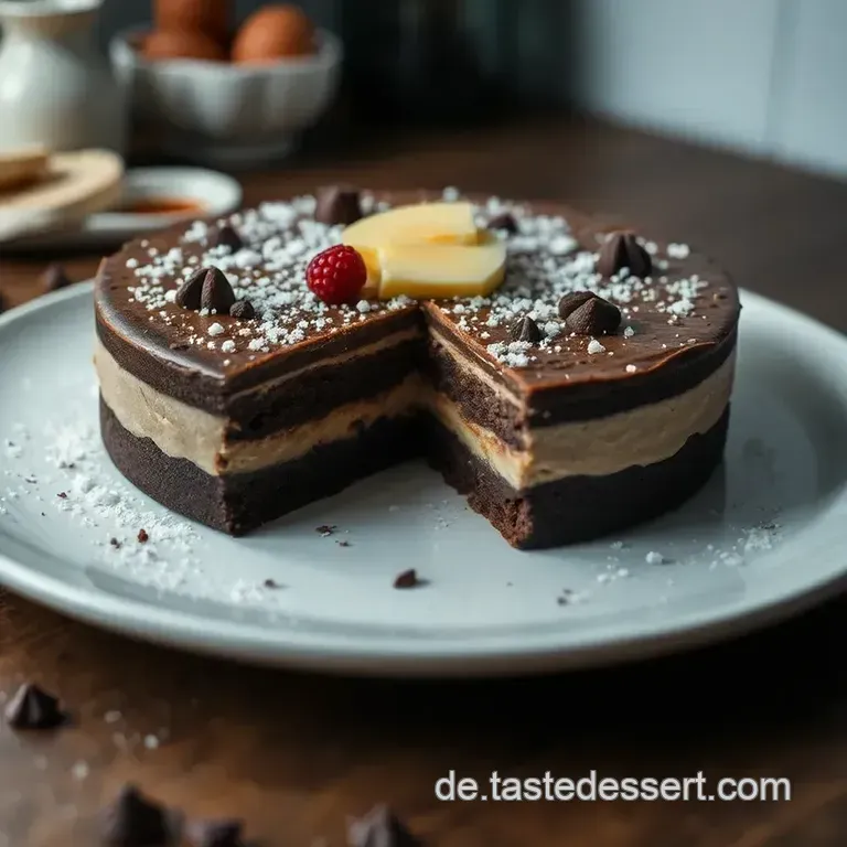 Kinderschokoladen-Traumtorte presentation