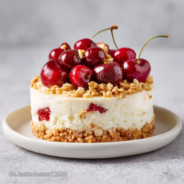 Kirsch-Quark-Kuchen: Saftig mit Streuseln