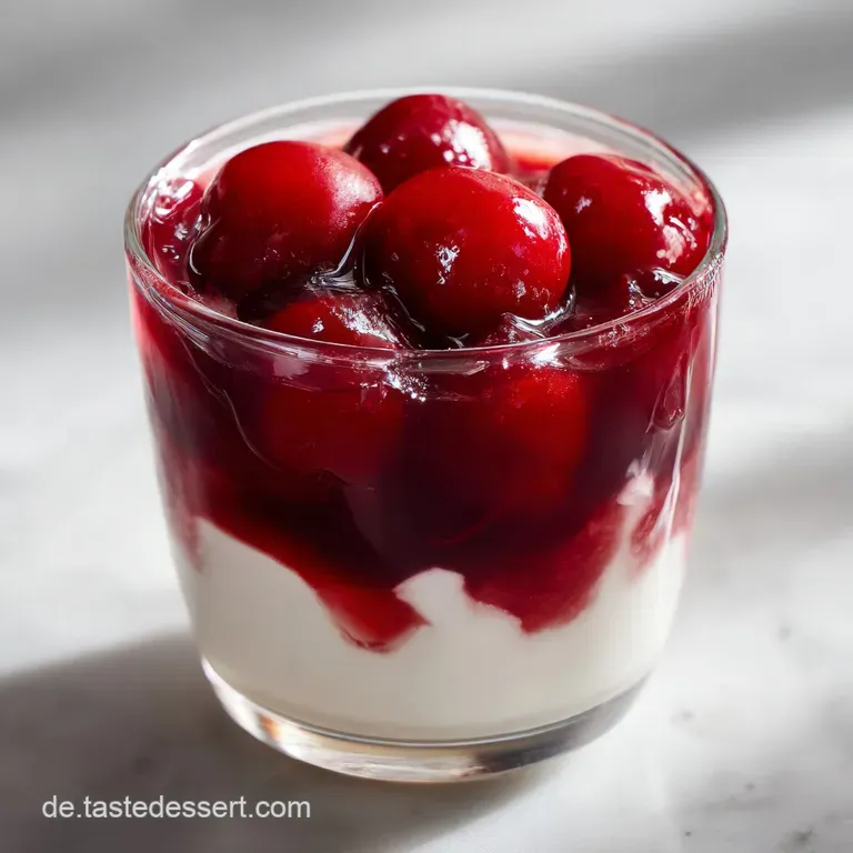 Kirschdessert Philadelphia-Art: Ohne Backen