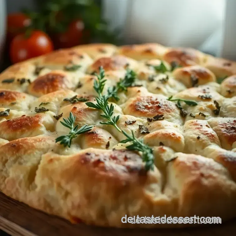 Klassische italienische Focaccia – Fluffig und aromatisch presentation