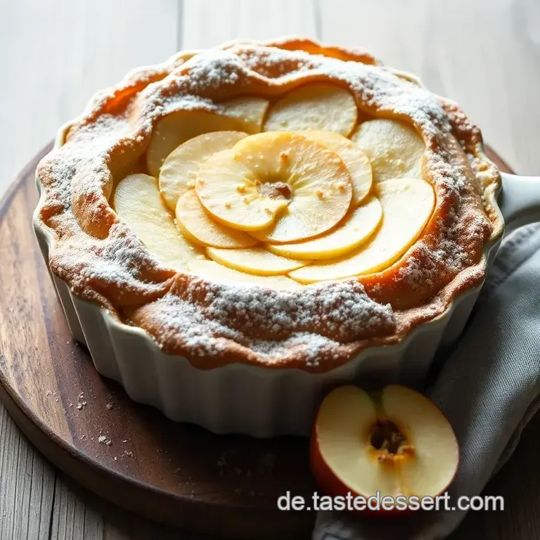 Klassischer Apfelstrudel presentation