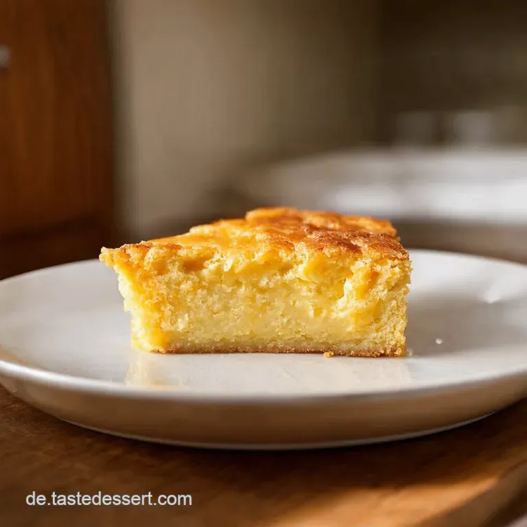 Klassischer Deutscher K&auml;sekuchen presentation