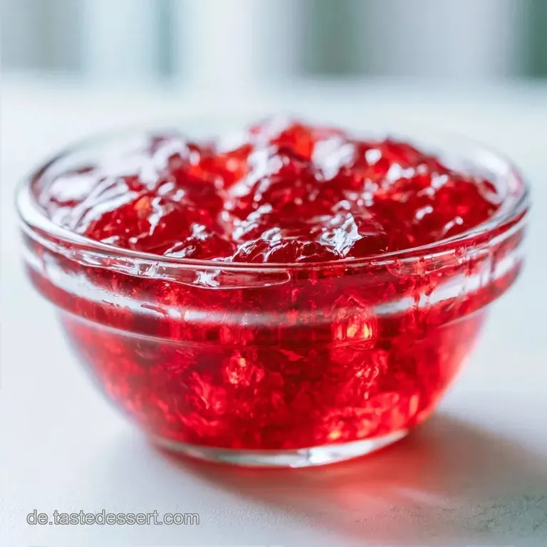 Klassisches Johannisbeergelee mit Zitronensaft