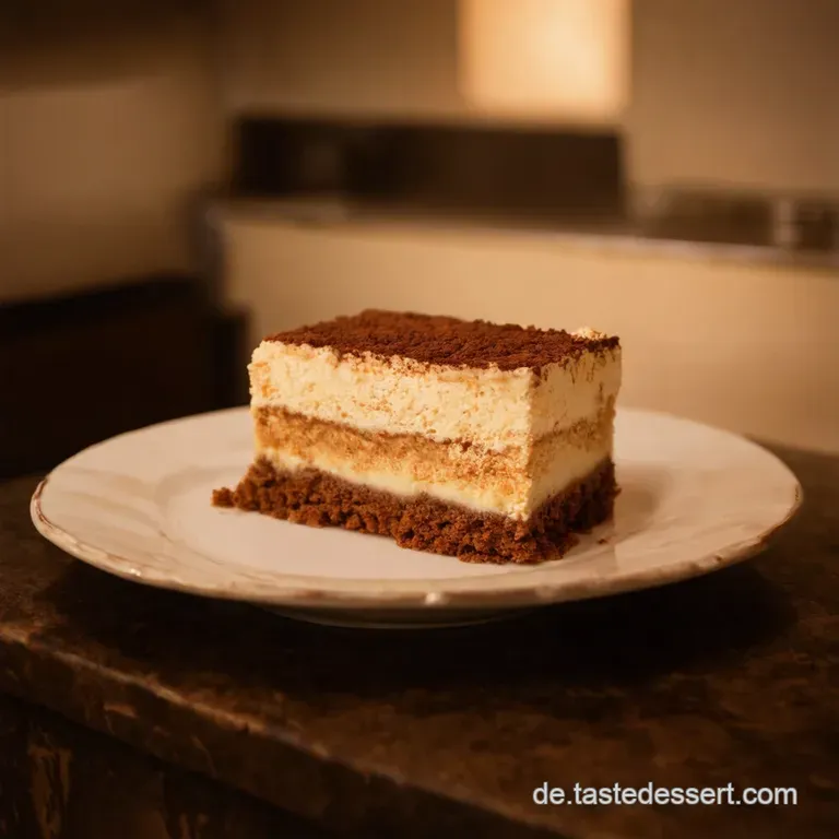 Klassisches Tiramisu Ein St&uuml;ck Italien F&uuml;r Zuhause presentation