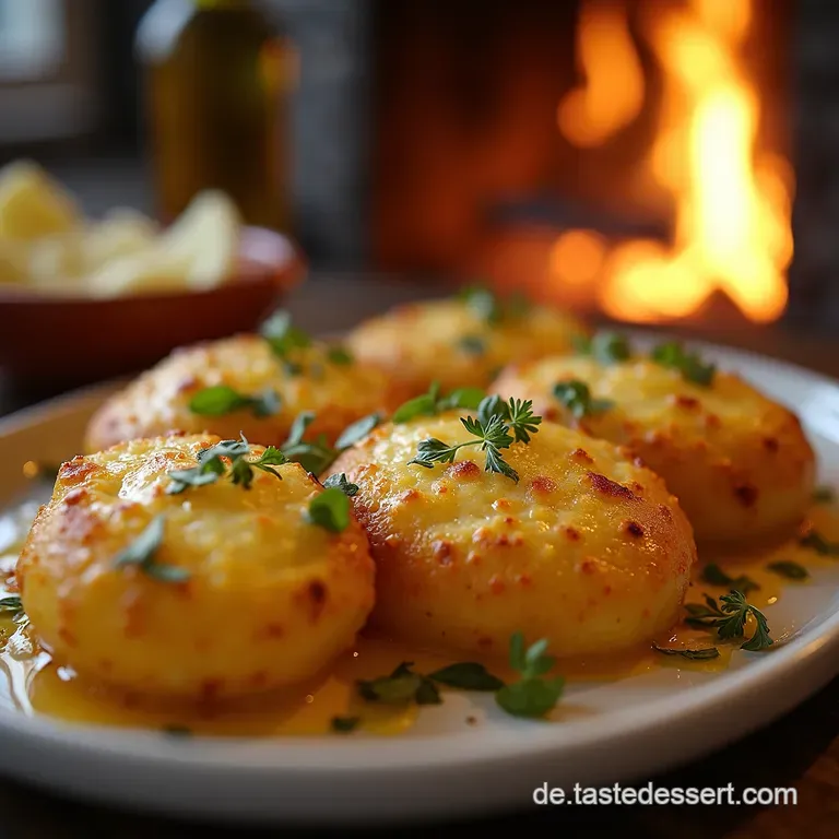 Knoblauchparmesankarotten Goldene Beilage Aus Dem Ofen presentation