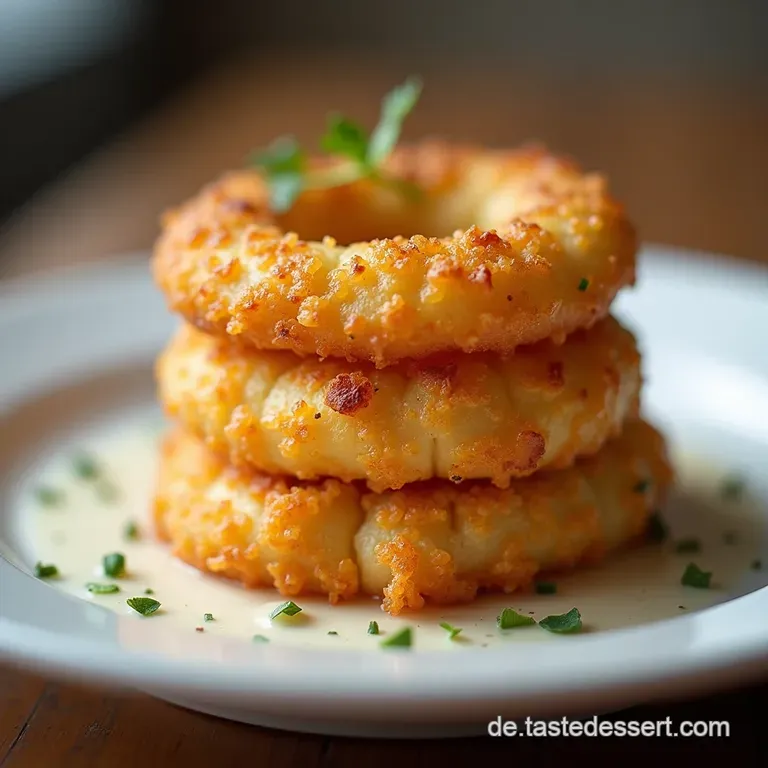 Knusperwunder Perfekte Zwiebelringe aus der Hei&szlig;luftfritteuse