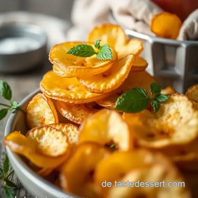 Knusprige Apfelchips wie von Oma presentation
