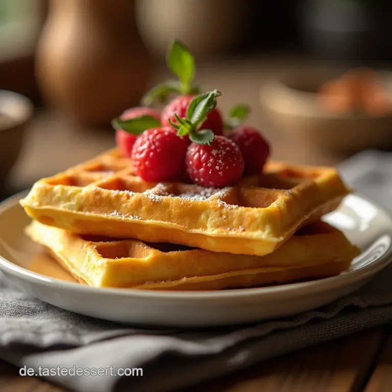 Die Perfekten L&uuml;tticher Waffeln Knusprig Au&szlig;en Saftig Innen presentation
