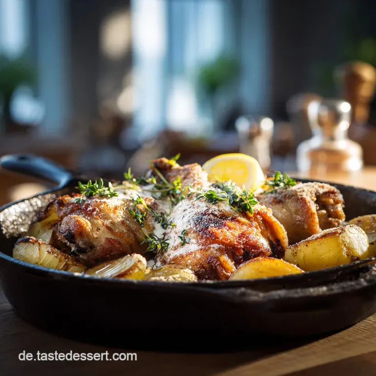 Knusprige H&auml;hnchenschenkel Aus Dem Backofen: Das Einfache Ofenrezept F&uuml;r Die Goldene Kruste presentation