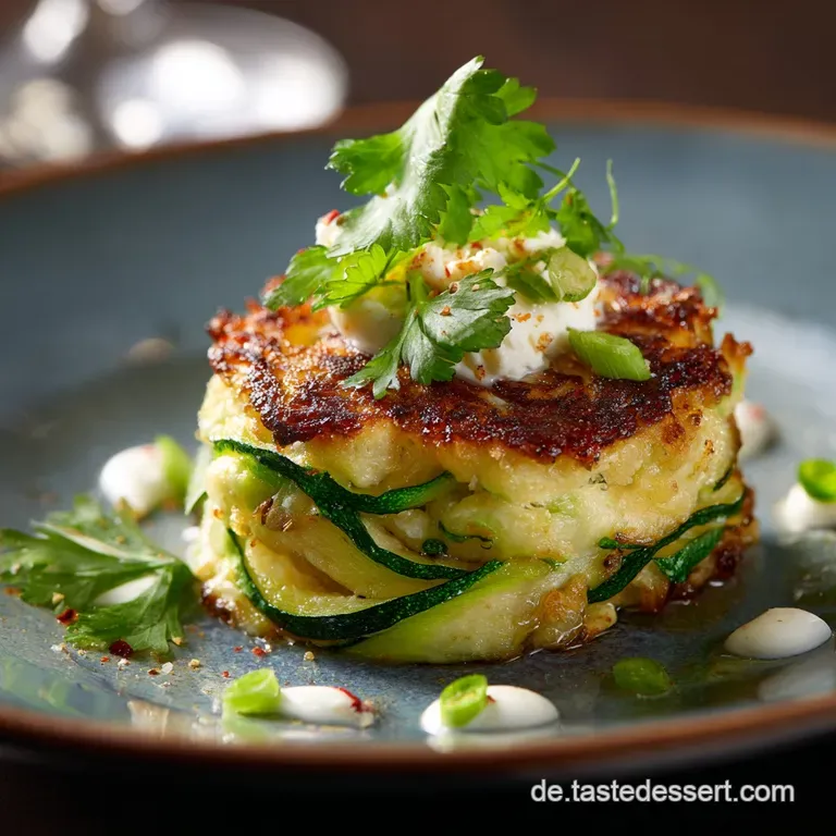 ZucchiniRezept Die besten knusprigen K&auml;seZucchiniPuffer einfach