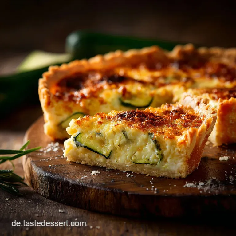 Zucchini Quiche Rezept: Cremig herzhaft und garantiert knusprig