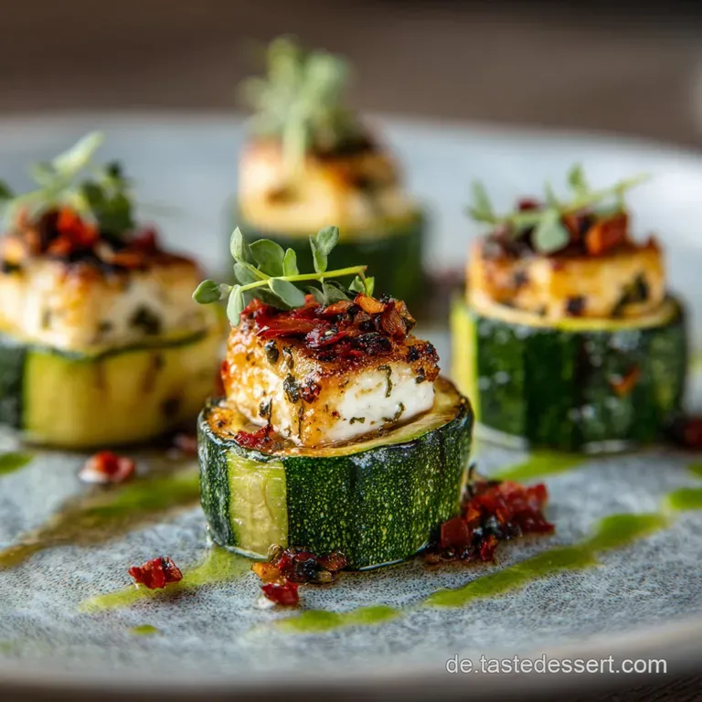 Knusprige ZucchiniFetaWürfel aus dem Ofen Mediterraner LowCarbGenuss