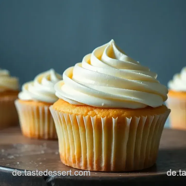 Köstliche Vanille-Cupcakes mit Buttercreme-Frosting