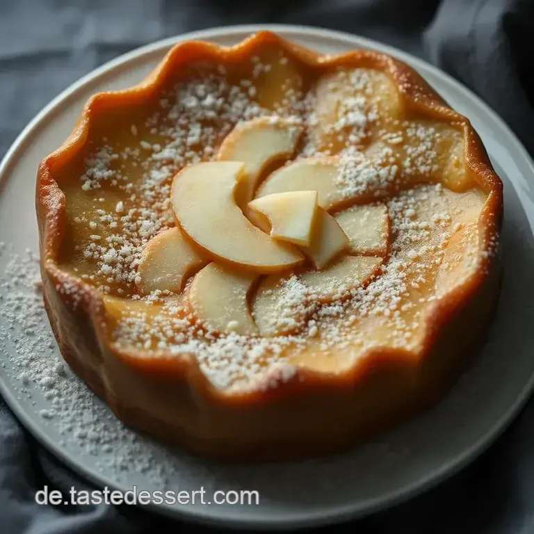 Köstlicher Apfelstrudel aus Blätterteig presentation