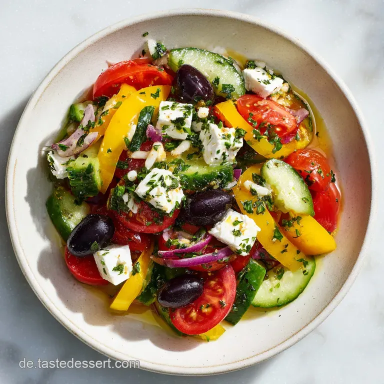 Kritharaki Salat: Mediterran und Cremig